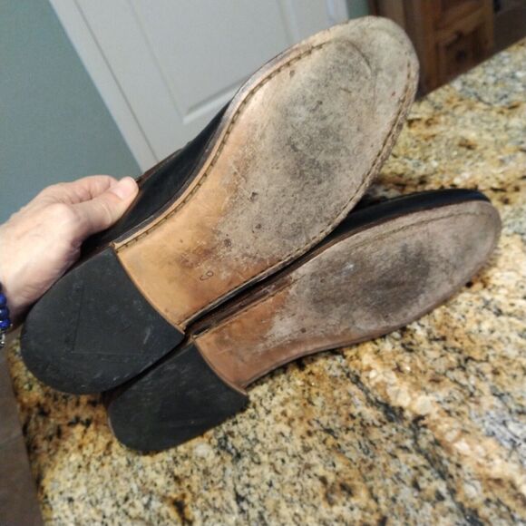 Allen Edmonds Men’s Woodstock Shoes Black Brown Tassels Leather Loafers Sz 11 C - Picture 8 of 14